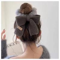 Cinta De Pelo Suave De Lana Para Niñas En Otoño E Invierno Accesorio Versátil Y Dulce Para Mujeres Cinta Elástica Para Cabello - details 2
