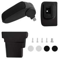 vidaXL Reposabrazos para coche ABS negro Automóvil Vehículo Motor Accesorios Adecuado para Renault megane ii (2003-2011),  Seat leon 1p (2005-2012),  Opel astra j (2009) y mas - details 5