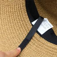 Sombrero De Paja Panamá Plegable Para Mujer Sombrilla Gran Alas Protección Solar De Playa Verano Unisex Casual - details 6