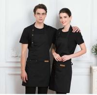Delantal De Cocina Delgado Y Cómodo Para Mujer Y Hombre Delantal De Chef Para Barbacoa Restaurante Bar Tienda Salones De Belleza Estudios Uniforme - details 0