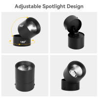 SpotLight LED 220V Luz De Punto COB Fijación En Techo Farol Plegable Fixture Luz De Banda Para Iluminación Interior Cocina Hogar - details 3