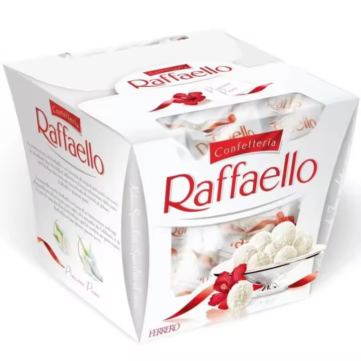 Ferrero Bombones Raffaello 15 Uds 150 Gr - Ideal para Regalar - 1