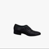 Via Dos Zapato de Vestir V&D Negro de Cuero para Hombre con Doble Hebilla - details 1