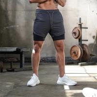 Shorts De Rendimiento John Cross Para Hombre Pantalón Corto Secado Rápido 2 En 1 Y2K Running Deportes Atléticos - details 4