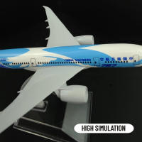Modelo De Avión De Metal 1:400 Replica De China Southern Airlines B787 Miniatura De Arte En Aleación De Latón Coleccionable De Aviación - details 3