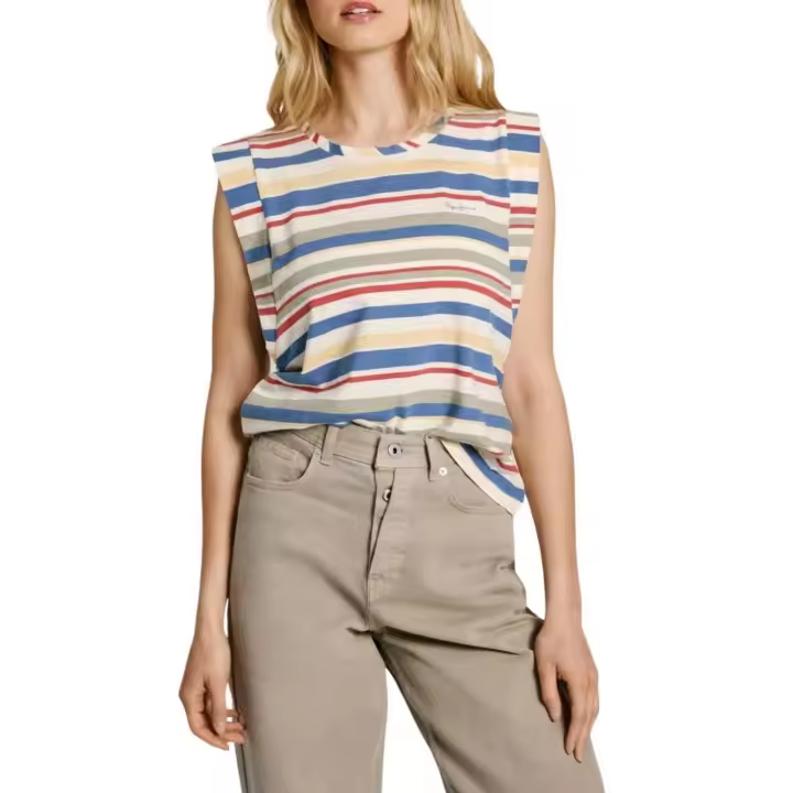 Pepe Jeans EVA 808MOUSSE WHITE Camiseta Sin Mangas - 1