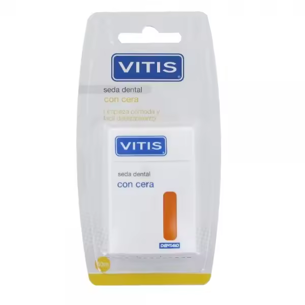 Vitis Seda Dental Con Cera 50 M EL PRECIO INCLUYE 5 UNIDADES - 1