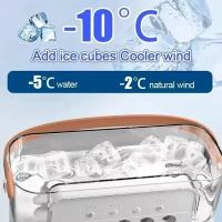Humididiador portátil 3 en 1, miniaire acondicionado, USB, Luz LED Nocturna, vaporizador de Agua, Diverdido refrigerador de Aire, humidificador para el hogar (FMI), color Negro - details 1