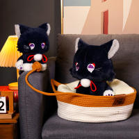 Muñeco De Peluche Gato Anime Genshin Impact Wanderer Mascota Scaramouche Juguete Para Niños Muñeco De Cosplay Regalo De Peluche Suave Para Adultos Y Niños - details 15