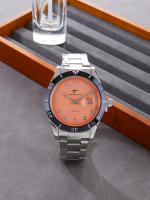 Reloj De Pulsera Para Hombre En Acero Inoxidable Calendario Estilo Business Moda Deportiva Regalo Para Fiestas Movimiento Cuarzo - details 10