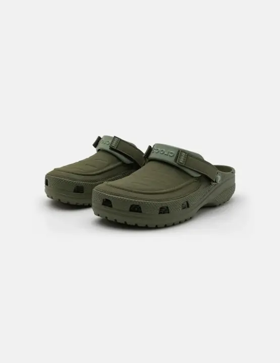Zueco Crocs Yukon Vista II LR Clog Verde Militar unisex - 1
