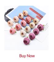Rosa De Seda 10CM Flores Artificiales Para Bodas Navidad Arcos De Jardín DIY Regalo Adorno De Casa Y Cabeza - details 2