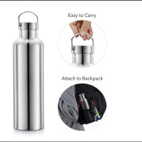 Botella De Agua De Acero Inoxidable Con Boquilla Ancha Y Gran Capacidad a Prueba De Fugas Para Deportes Como Ciclismo Y Senderismo - details 13