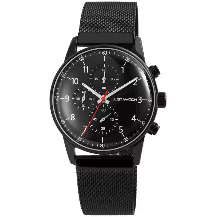 Reloj Just® Hombre com Cronógrafo e Bracelete em Mesh - 1