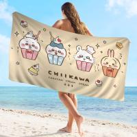Toalla De Playa Microfibra Chiikawa Cute Absorbente Rápida Secado Suave Yoga Natación Resort Montañismo Tamaño 30x60 Cm 50x100 Cm - details 8
