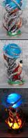 Figura De Acción Dragon Ball Goku Bomba De Espíritu Anime Saiya Super PVC Estatua De Colección Juguete Decorativo Para Fans - details 5