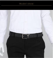 Cinturón De Cuero Genuino Para Hombre Reversible De Alta Calidad Estilo Casual Para Pantalones Y Vestimenta Formal - details 3