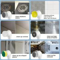 Cepillo de limpieza eléctrico multifuncional cinco en uno para herramientas de limpieza de baño y cocina - details 4