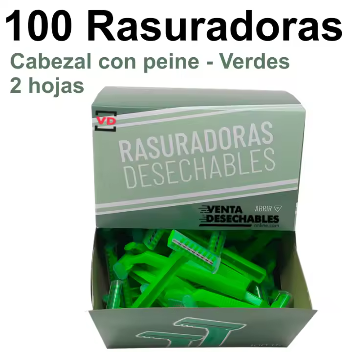 Medusa 100 Rasuradoras Desechables No Estériles 2 hojas - Medusa 0685071550526 - 1