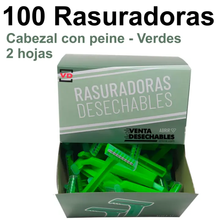 Medusa 100 Rasuradoras Desechables No Estériles 2 hojas - Medusa 0685071550526 - 1