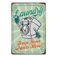 Póster De Lavandería Vintage En Metal Signs De Alta Calidad Decoración Clásica Para El Hogar Con Mujer De Pared Arte De Placa De Hebilla - details 4