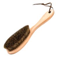 Cepillo De Pelo De Caballo Con Mango De Madera Para Limpieza Y Polvo De Zapatos Cepillo Suave Para Ropa Y Lavandería Anti-estático Herramienta De Cuidado De Ropa - details 0