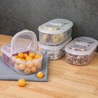 Caja De Almacenamiento De Queso Butter Block En Frigorífico Caja De Almacenamiento De Alimentos Con Doble Abertura Para Frutas Verduras Y Comida En El Armario De La Cocina - details 1