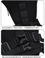 Bolsa De Pierna Impermeable Para Motocicleta Bolsa De Cintura Para Viaje Y Turismo Bolsa De Mochila Táctica Para Hombres Y Mujeres - details 19