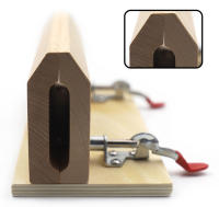 Pinza De Madera Para Costura De Cuero DIY Herramienta De Mesa Portátil QJH Clip Retenedor De Cuero Horizontal Para Manualidades Y Artesanía - details 4