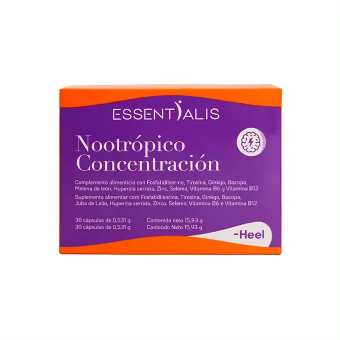 HEEL ESSENTIALIS NOOTRÓPICO CONCENTRACIÓN 30 CAPS - 1