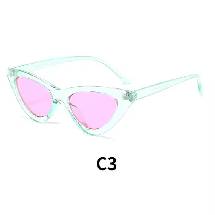 Mujer Gafas de Sol Vintage Retro Ojo de Gato UV400 - 1