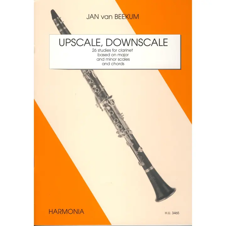 VAN BEEKUM J.-Upscale, Downscale (26 Studies based on major and minor scales and chords) Clarinete - 1