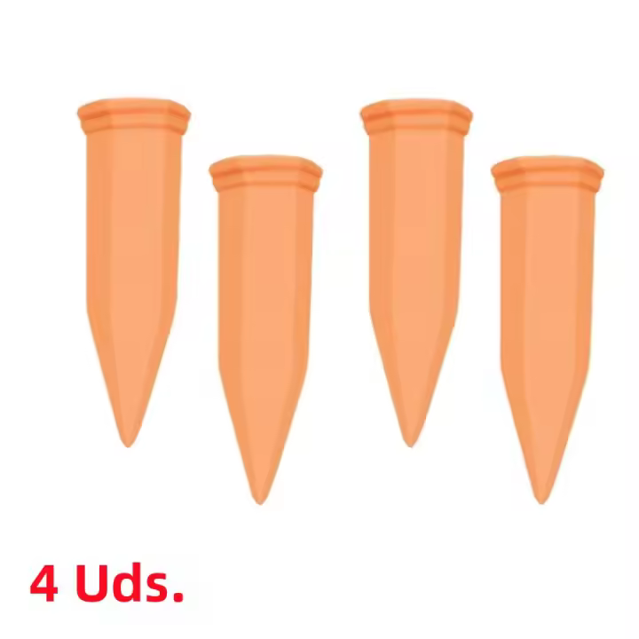 4PCS Pitones De Terracota Autoidal Para Jardín De Casa Dispositivo De Riego Automático Palos De Riego Por Drip Para Vacaciones - 1