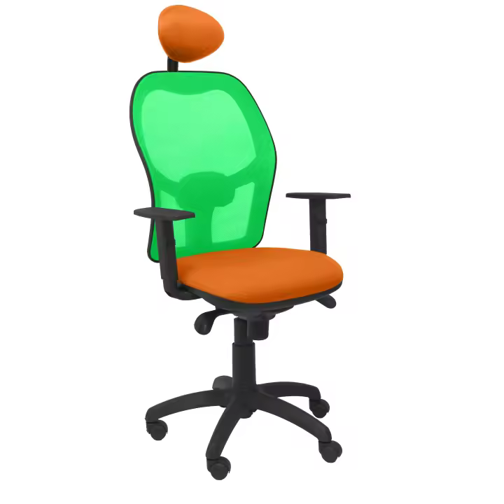Silla de Oficina Ergonómica Piqueras Y Crespo con Malla Transpirable y Cabecero Fijo - 1