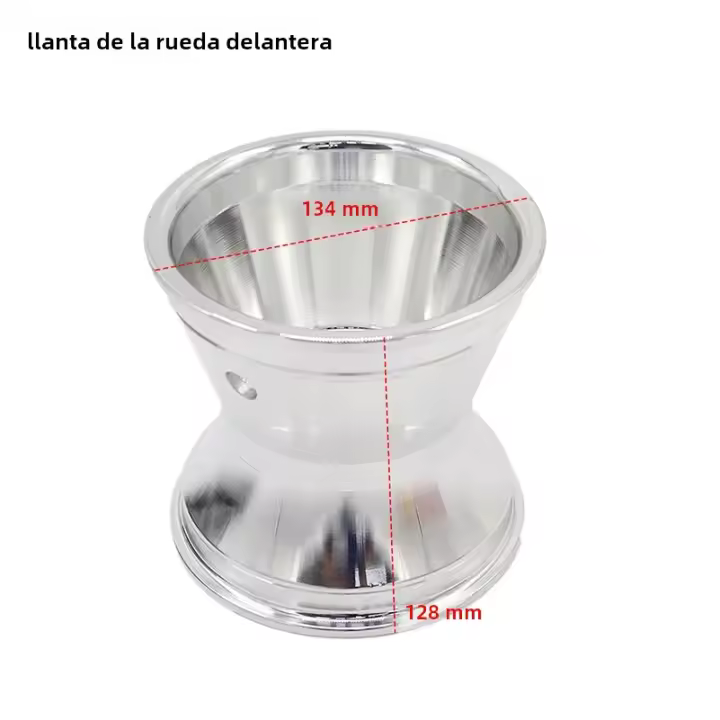 Rueda Trasera De 5 Pulgadas Para GO KART 11X7.10-5 Y Rueda Frontal De 10X4.50-5 Para KARTING ATV UTV Carreras De Golf Buggy Drift Trike Slick Rim De Aleación - 1