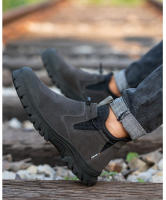 Botas De Seguridad Para Hombres Botines Indestructibles Con Punta De Acero Resistente a Perforaciones Botas De Trabajo Al Aire Libre - details 4