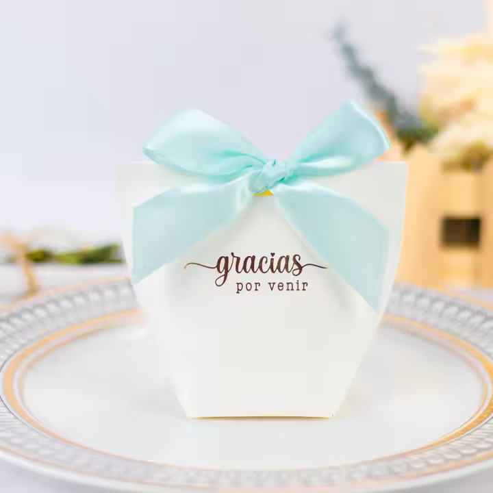 Pack de 10 a 60 unidades de cajas de regalo, cajas pequeñas para regalo, regalos para invitados de boda, detalles bautizo para invitados, decoración boda, baby shower, regalos originales, bodas ideas,Regalantes.com - 1