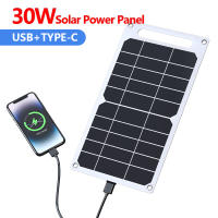 Panel Solar Portátil 30W Con Salida USB-C 5V Carga Rápida Y Segura Para Baterías Y Teléfonos Uso Exterior Camping Hogar - details 5