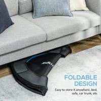 SPORTNOW Trampolín de Fitness Ø102 cm Cama Elástica Plegable con Marco de Acero Antideslizantes Carga 100 kg para Entrenamiento Piernas Cuerpo en Hogar Oficina Gimnasio Azul - details 9