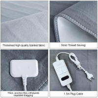 Manta Eléctrica Con Termostato Automático Calefactor De Cama Calentador De Matrícula 220V Para Dormitorio Calentador Rápido - details 10