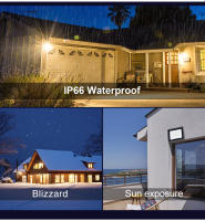 TUYA Floodlight Inteligente RGB Control Por App Y Voz RGBCW CCT 3000-6500K 30W 50W 100W 220V AC Para Iluminación Exterior De Jardín Y Fiestas - details 13
