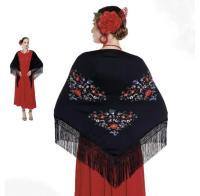 HOGARISIMO Mantón de San Isidro Chulapa y Sevillana ,Tradición y Elegancia ¡Descubre la belleza de la cultura española con nuestros exclusivos mantones de San Isidro Chulapa y Sevillana! - details 1