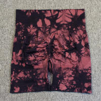 Shorts De Yoga Push up Sin Costuras Para Mujer Cintura Alta Deporte Fitness Verano Correr Ciclismo Gimnasio Shorts De Moda - details 25