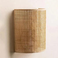 Lámpara De Pared De Hemp Retro Tejida En Rattan Iluminación Decorativa Para Sala De Estar Dormitorio Pasillo Decoración De Casa - details 5