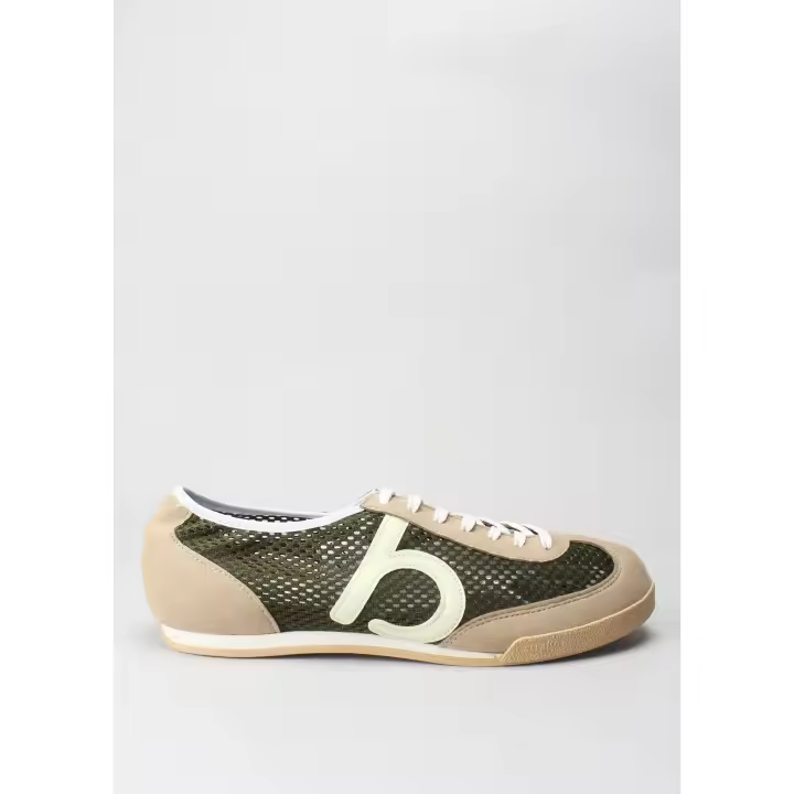 sneakers rejilla beige verde DUUO - 1