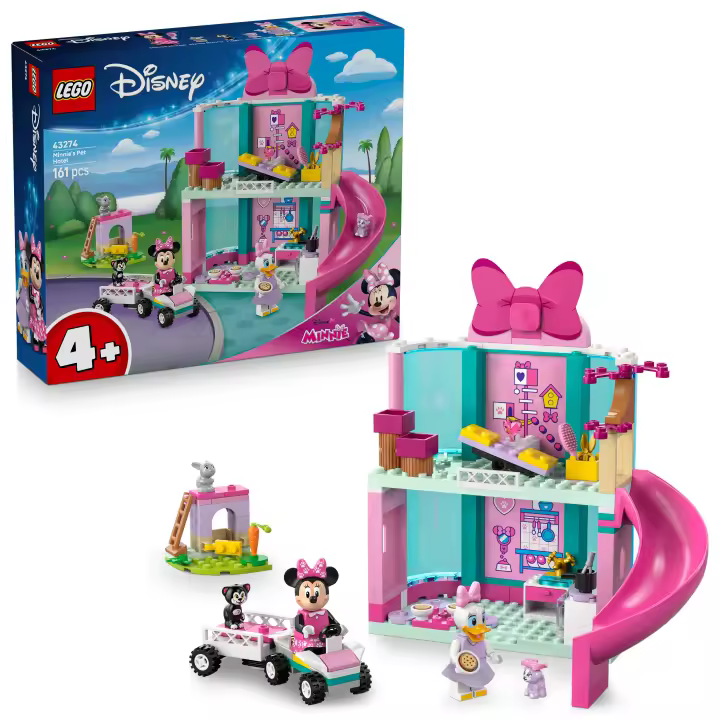 [PREVENTA] LEGO® | Disney Hotel de Mascotas de Minnie Juguete Basado en La casa de Mickey Mouse, Juego Preescolar Construible con 2 Minifiguras, Regalo Para Niños de 4 Años o Más 43274 - 1