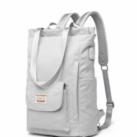 Mochila GRANDE impermeable para ordenador portátil, bolso escolar Unisex, Color sólido, japonés, bla - details 22