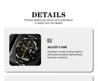 Reloj De Pulsera De Acero Inoxidable Para Hombre Estilo Casual Y Negocios Con Fechainfo Montre Homme Reloj De Pulsera De Cuarzo - details 4