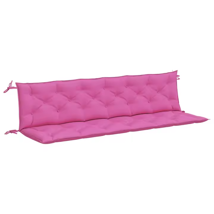 Fundas para Banco de Jardín 2 UDS lona Rosa 200x50x7 cm - 1