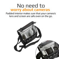 Promate Arco-M Bolsa para Cámara Réflex SLR DSLR 18x22x26 cm - details 2